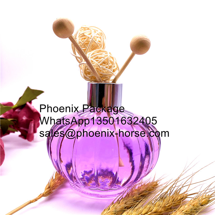 Empty Big Belly Glass Recycled Home Reed Luxury Screw Neck Diffuser Bottle 180ml