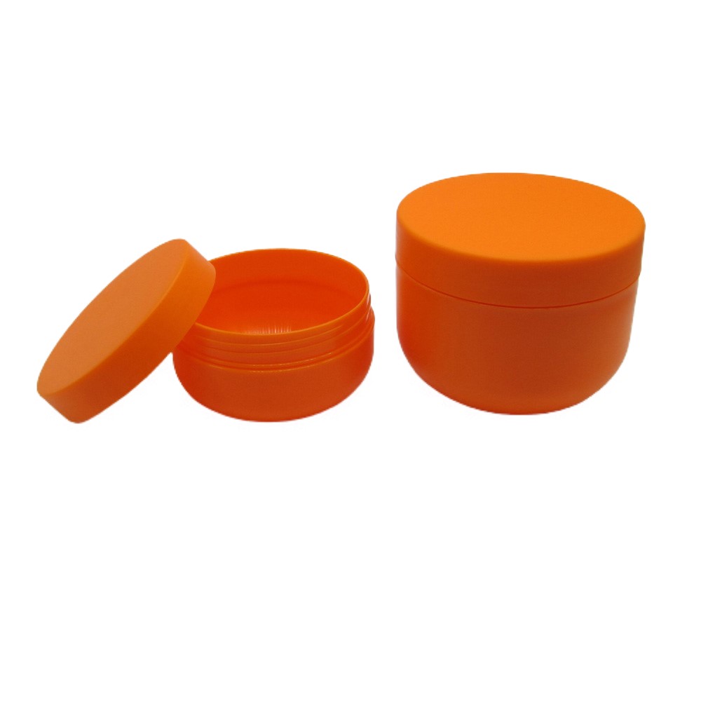Empty Black Bowl Shape PP Plastic 8oz 250ml Body Butter Jars