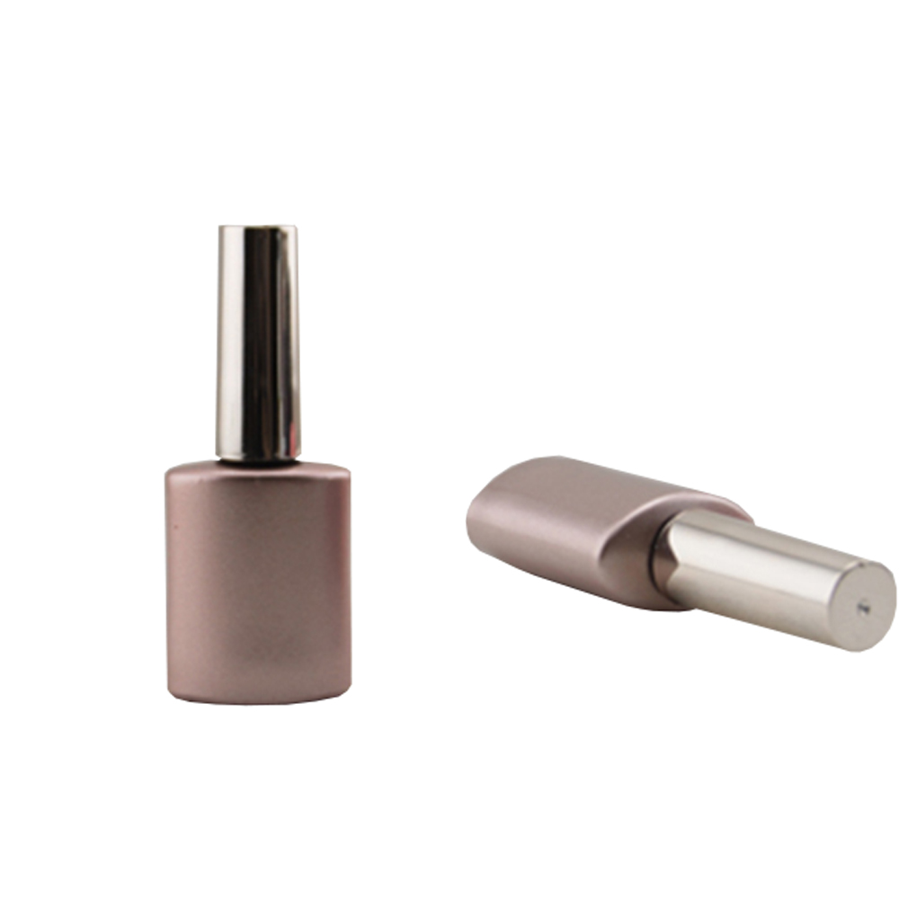 Empty Black Mini UV Gel Nail Polish Bottle 10ml for Nail Care