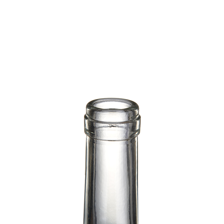 Empty Blue Glass Bottle 750Ml Round White Wine In Blue Bottle Manufacturer