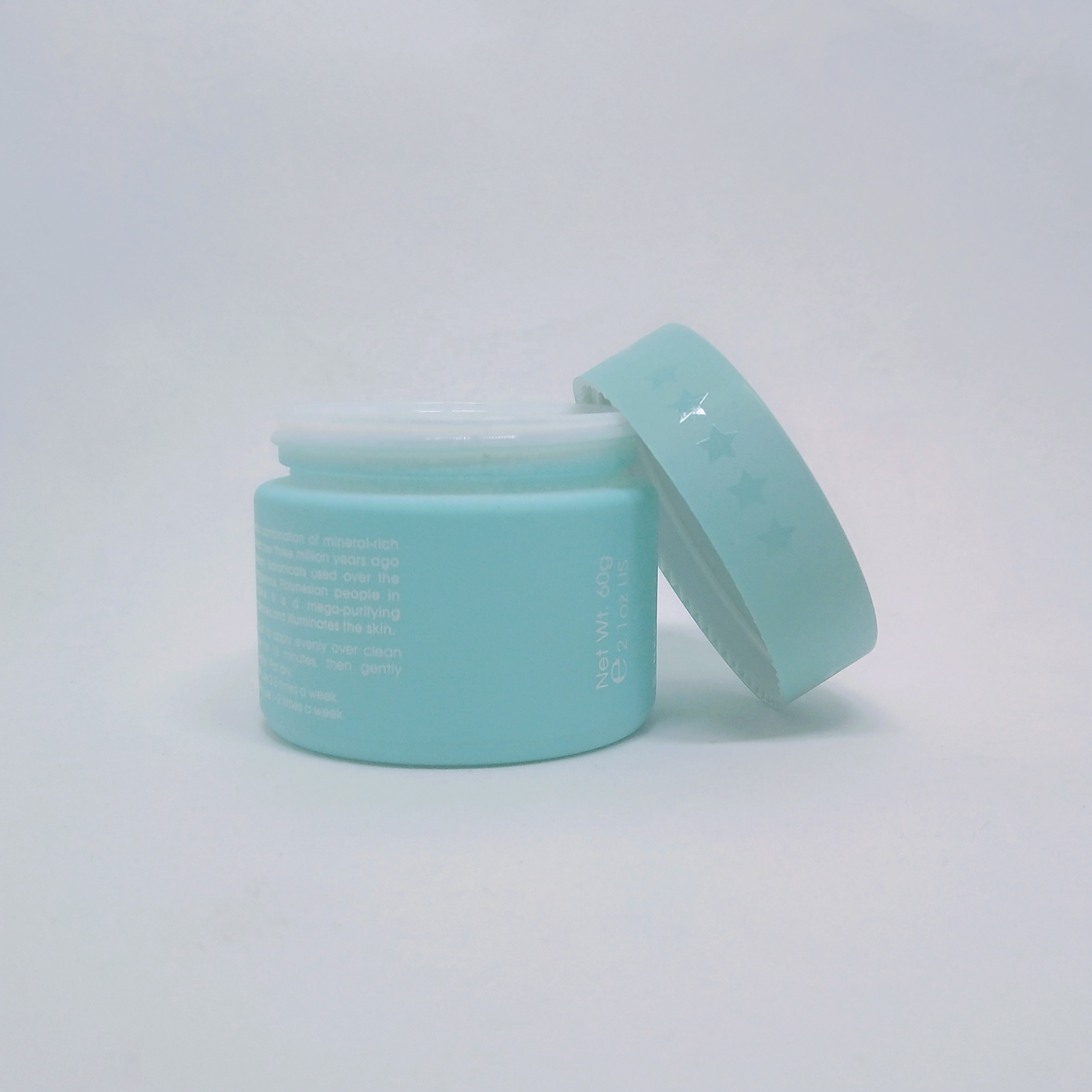 Empty Body Lip Scrub Body Lotion Packaging 50Ml White glass cosmetic jars