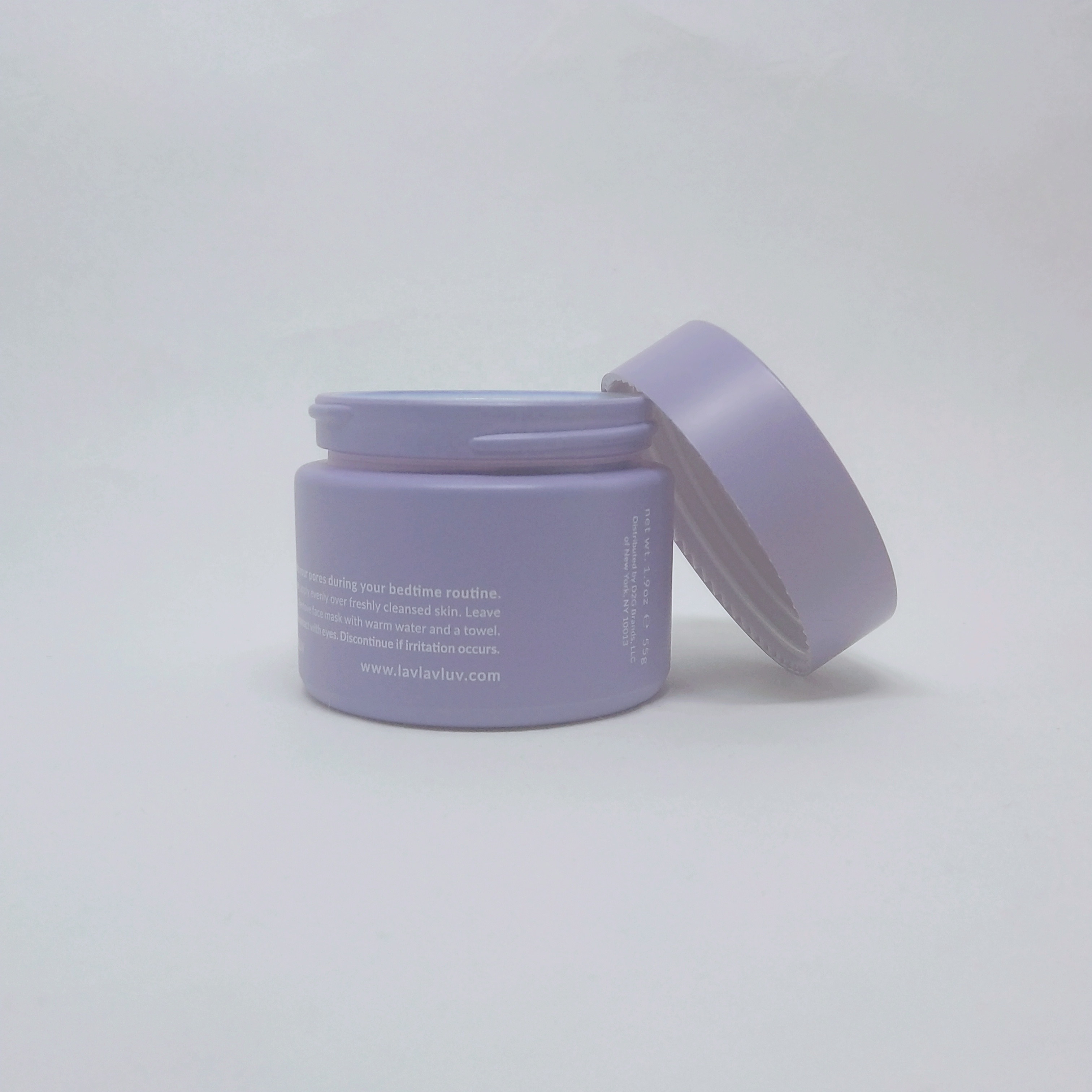 Empty Body Lip Scrub Body Lotion Packaging 50Ml White glass cosmetic jars