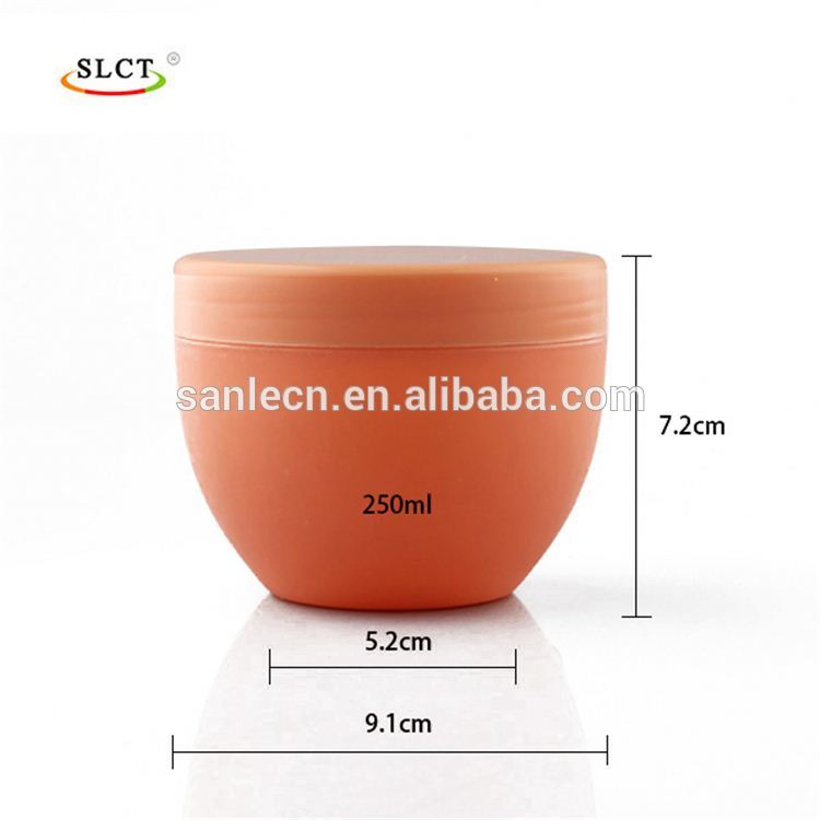 Empty Bowl Shape 8oz plastic jars for body cream