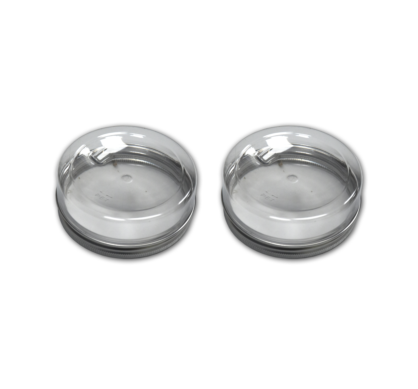 Empty Clear 120g PET Hair Wax Body Cream Packaging Containers Plastic Jars with Aluminum Screw Cap