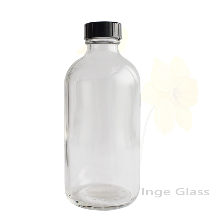 Empty Clear Glass Spray Bottles, Refillable 16 oz Containers
