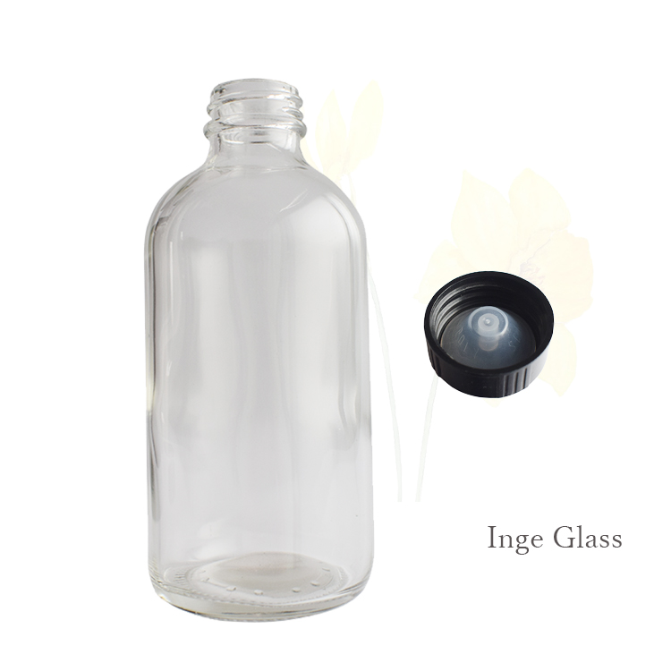 Empty Clear Glass Spray Bottles, Refillable 16 oz Containers