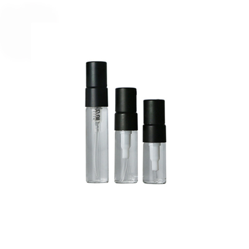 Empty Clear Mini Vial Perfume Glass Bottle Mist Spray Sample Pen Tube Perfume Bottles Small Perfume Atomiser 2ml 3ml 5ml