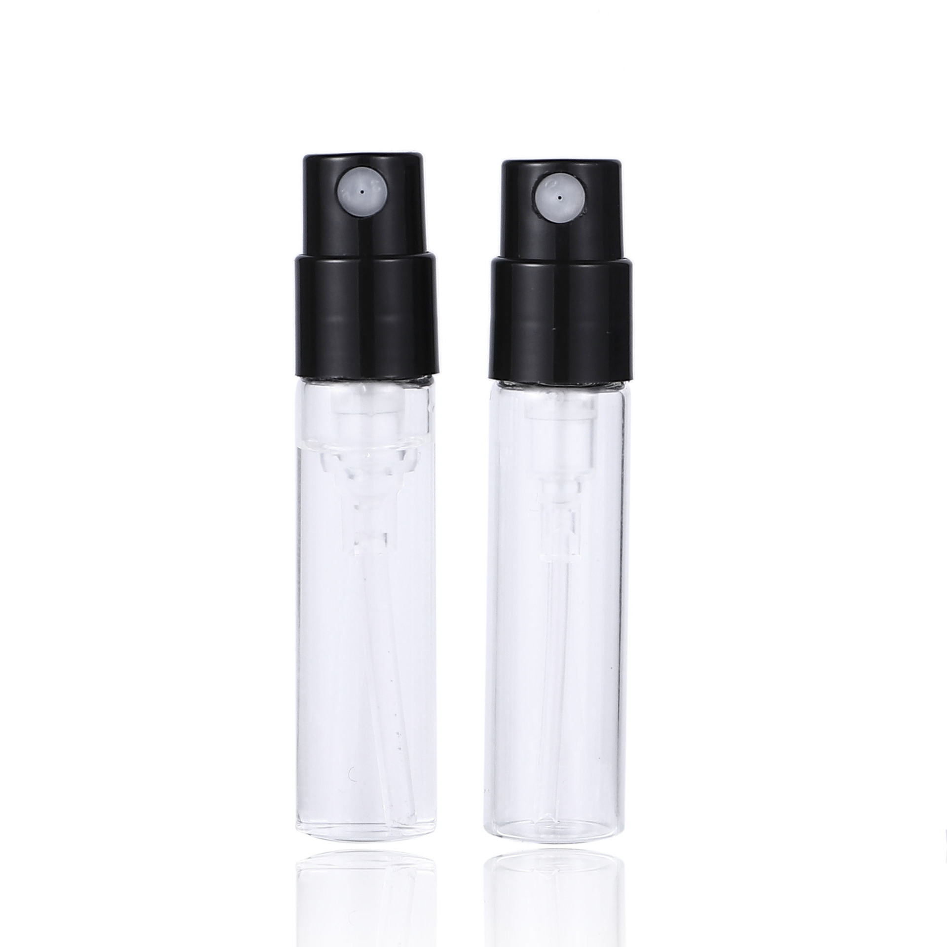 Empty Clear Mini Vial Perfume Glass Bottle Mist Spray Sample Pen Tube Perfume Bottles Small Perfume Atomiser 2ml 3ml 5ml