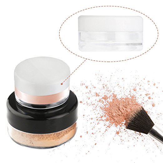 Empty Clear Plastic Sample Containers,3g 5g 10g 20g 30g Clear PS Cream Jars with Mini Cosmetic Spatulas For Gift