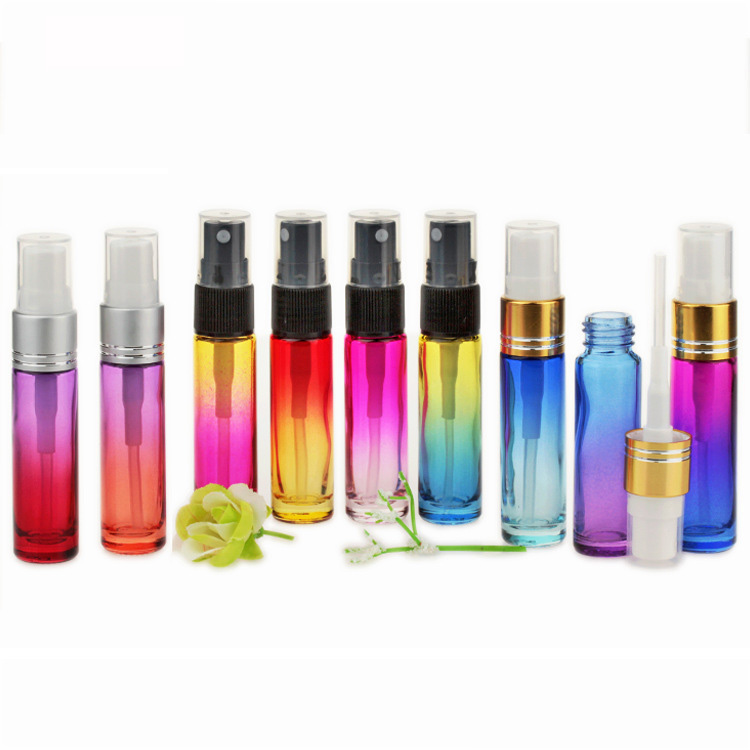 Empty Color Mist Spray Glass Bottle,10ml Color Spray Perfume Bottle