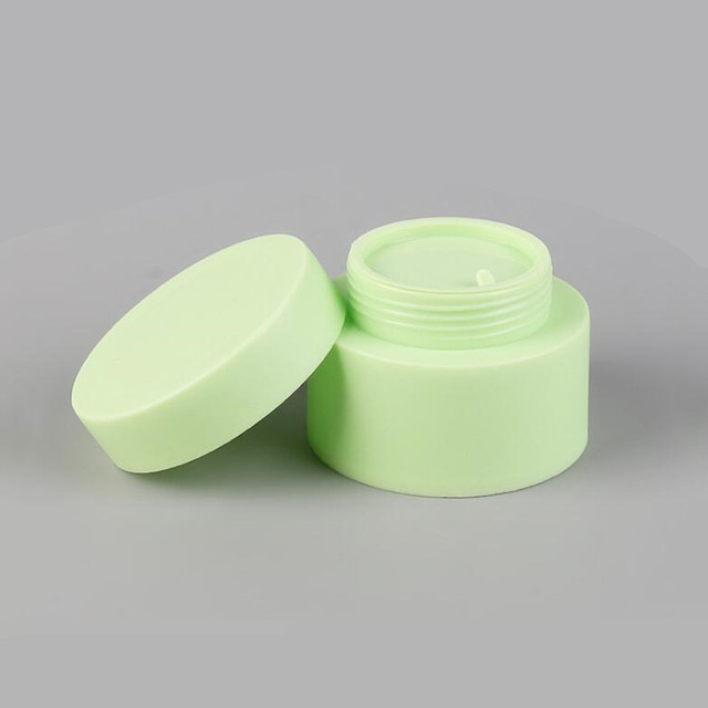 Empty Colorful Plastic PP Cosmetic Cream Jars 50g 50ml plastic jar with lid