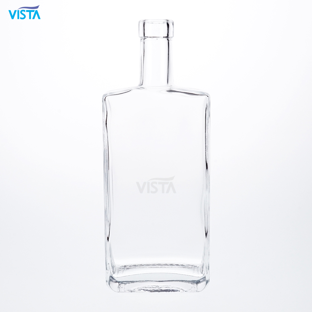 Empty Cork sealed vodka wine whisky glass bottles