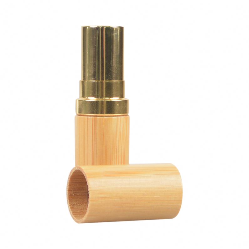 Empty Cosmetic Container Bamboo Lip Balm Tube With Good Price