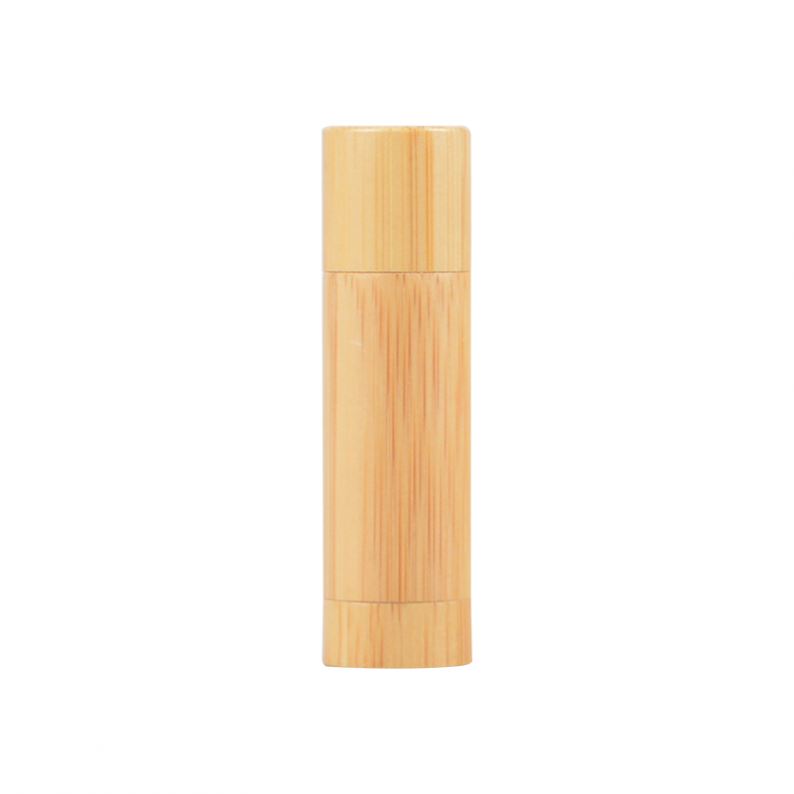 Empty Cosmetic Container Bamboo Lip Balm Tube With Good Price
