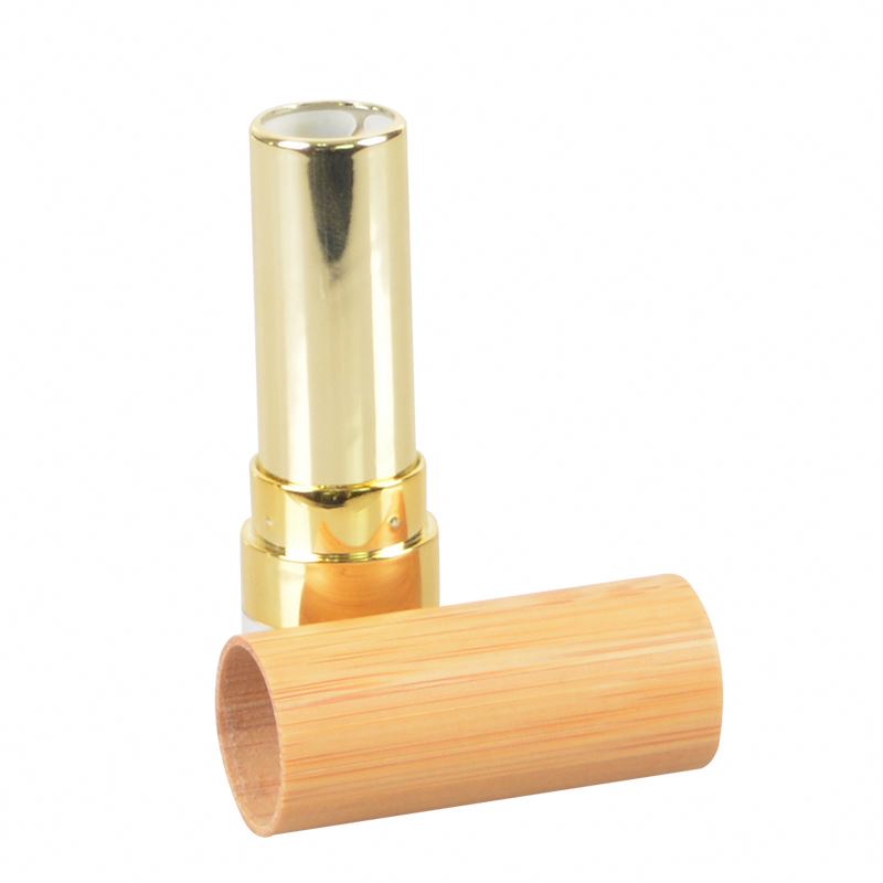 Empty Cosmetic Container Bamboo Lip Balm Tube With Good Price