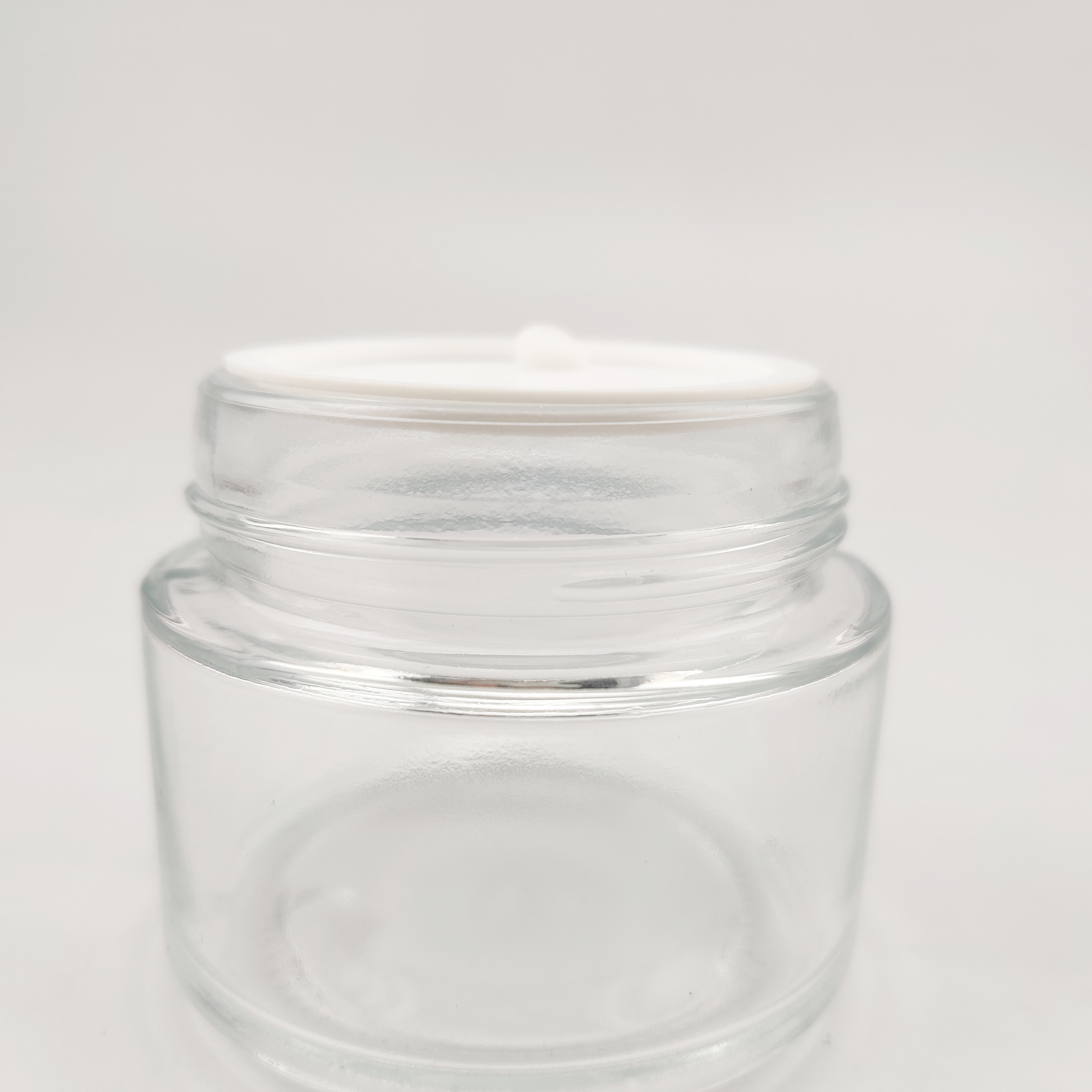 Empty Cosmetic Container Jars 100g Empty Frosted Glass Cream Jar