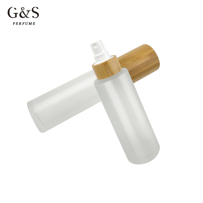 Empty Cosmetic Glass Pump and Spray Bottles Bamboo Essential Oil Bottle 10ml 20ml 30ml 50ml 100ml Cosmetic Package Bamboo Box