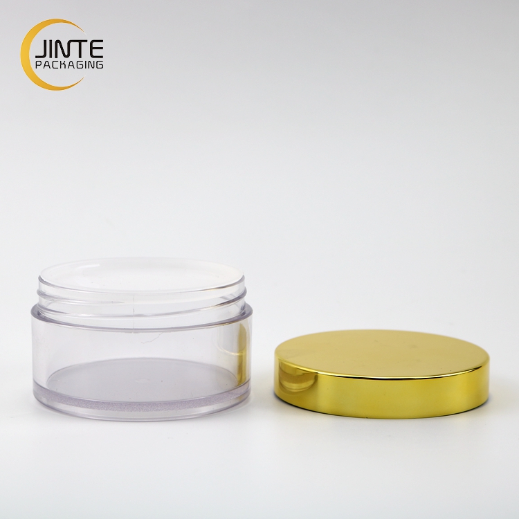 Empty Cosmetic Packaging Container and Eco-friendly Material PETG Clear Plastic Pomade Jar 150ml