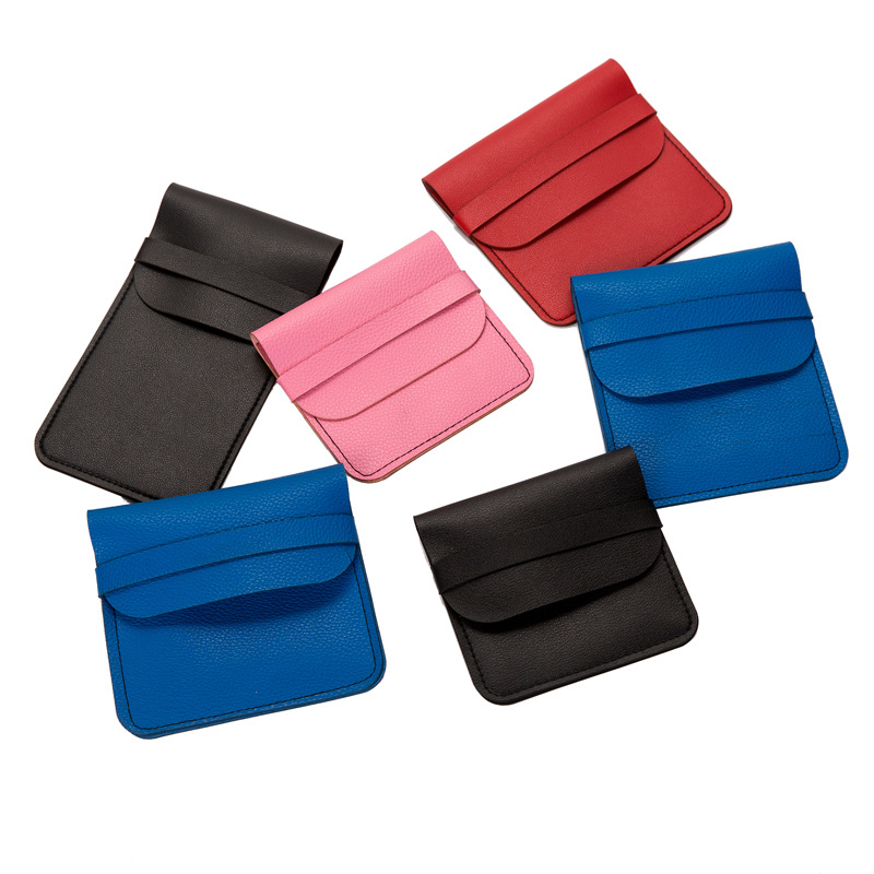 Empty Cosmetic Perfume Bottle Portable And Explosive 5ml Perfume Toner Spray Bottle In Leather Bags Of 5 Pieces