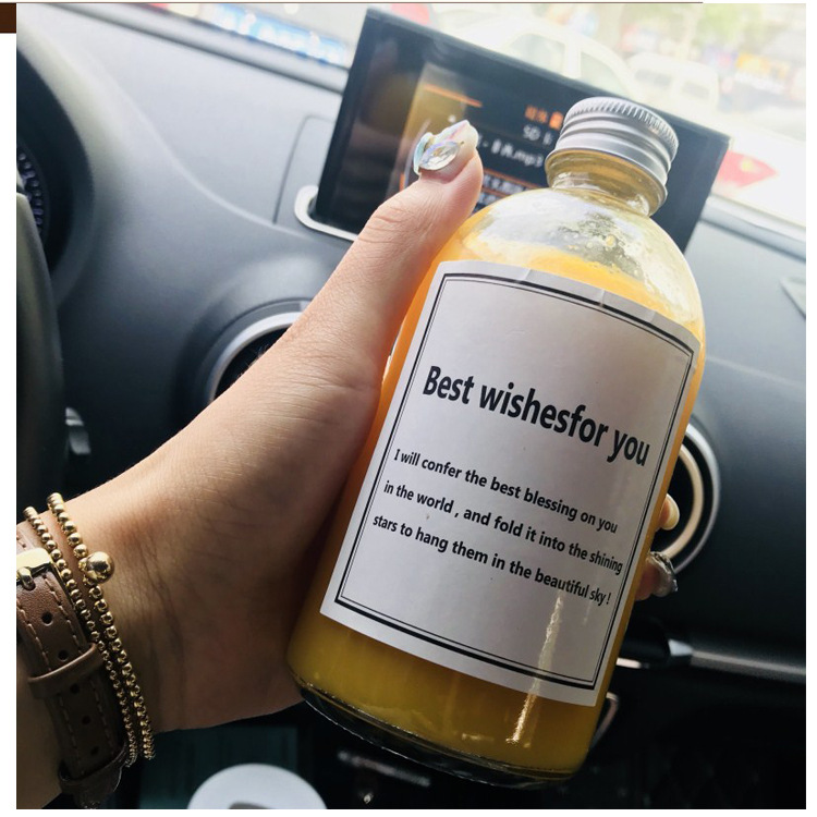 Empty Cough Apetamin Syrup and Pills 350ml 500ml Glass Bottles for Beverage Juice