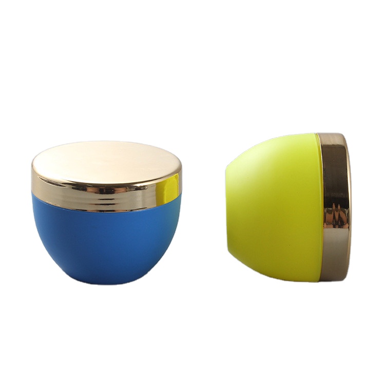Empty Cream Containers Set Disposable Sample Cosmetic Cream Container 8 oz Cream Containers With Gold Lid