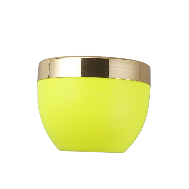Empty Cream Containers Set Disposable Sample Cosmetic Cream Container 8 oz Cream Containers With Gold Lid