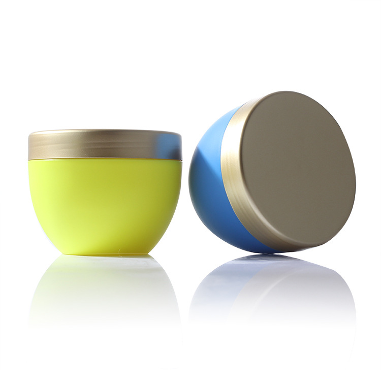 Empty Cream Containers Set Disposable Sample Cosmetic Cream Container 8 oz Cream Containers With Gold Lid