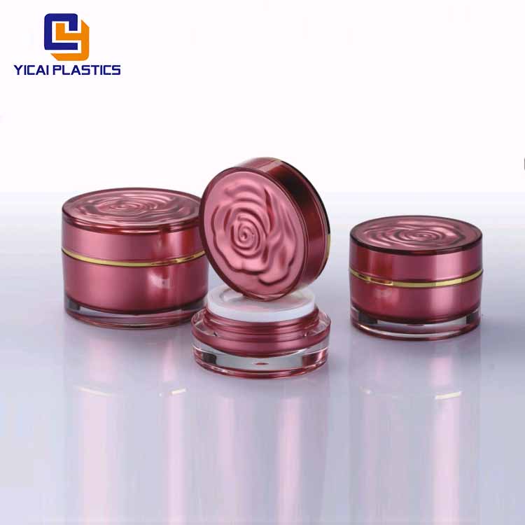 Empty Cream Refillable Pot Container Bottles Cosmetic Jar