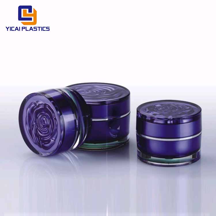 Empty Cream Refillable Pot Container Bottles Cosmetic Jar