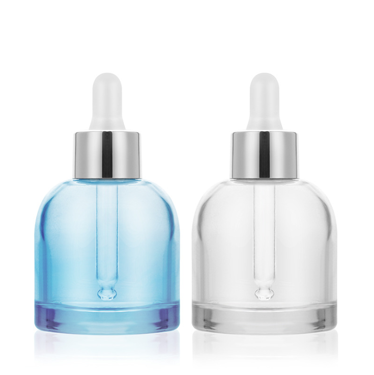 Empty Custom Container Cosmetic Serum Bottle with Dropper Hair Oil 30 ml Glass Dropper Bottle