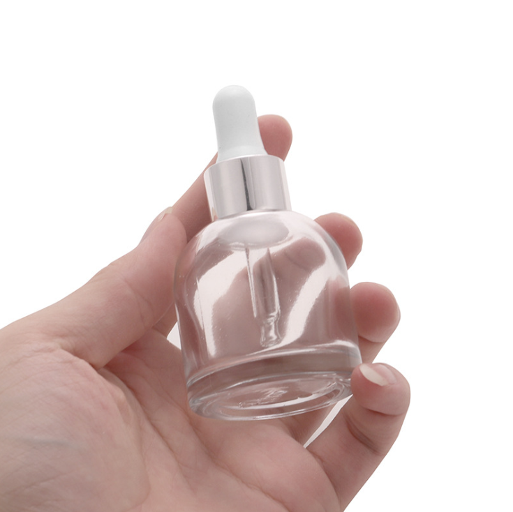 Empty Custom Container Cosmetic Serum Bottle with Dropper Hair Oil 30 ml Glass Dropper Bottle
