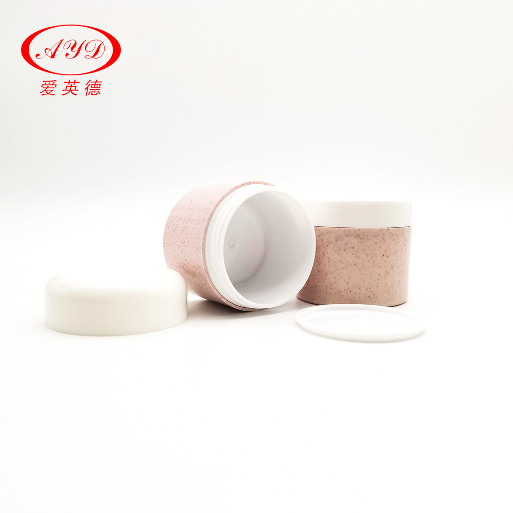 Empty Customized Degradable Wheat Straw Cream Jar 30g 50g 100g 150g 200g 250g Cosmetic Body Lotion Container Wholesale Price