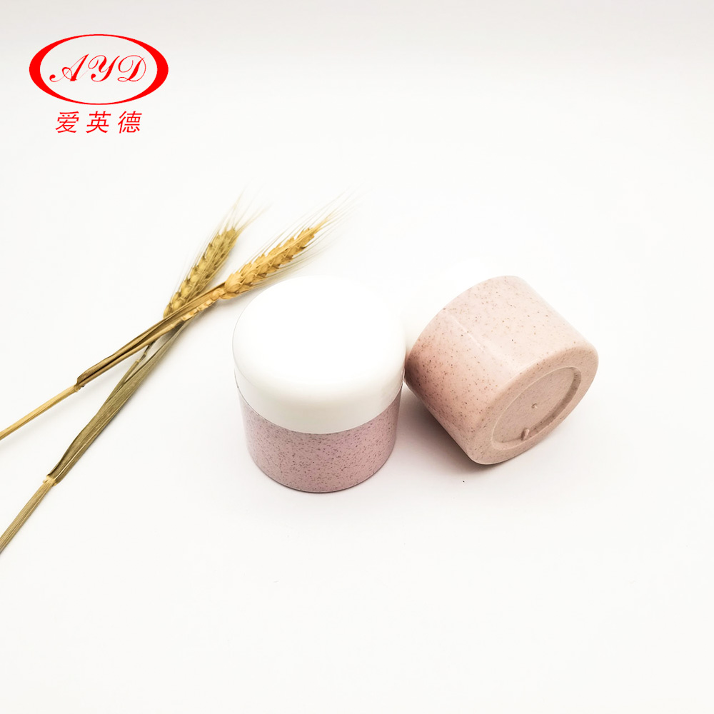 Empty Customized Degradable Wheat Straw Cream Jar 30g 50g 100g 150g 200g 250g Cosmetic Body Lotion Container Wholesale Price
