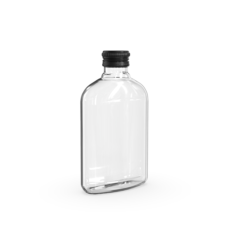 Empty Flat Cold Brew Bottle 200 ml Mojito Bottle With BVS Sealing Lid For Soft Drink Carbonated