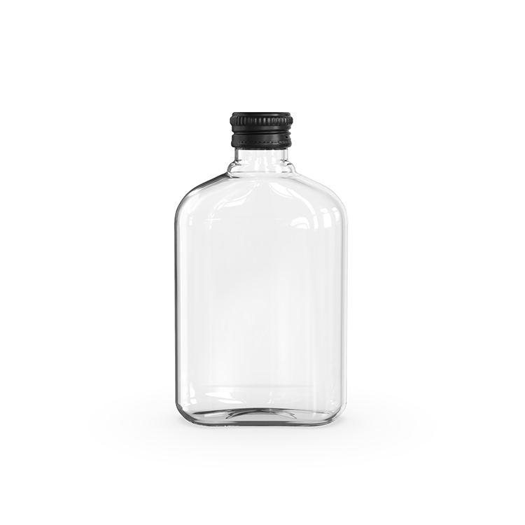 Empty Flat Cold Brew Bottle 200 ml Mojito Bottle With BVS Sealing Lid For Soft Drink Carbonated