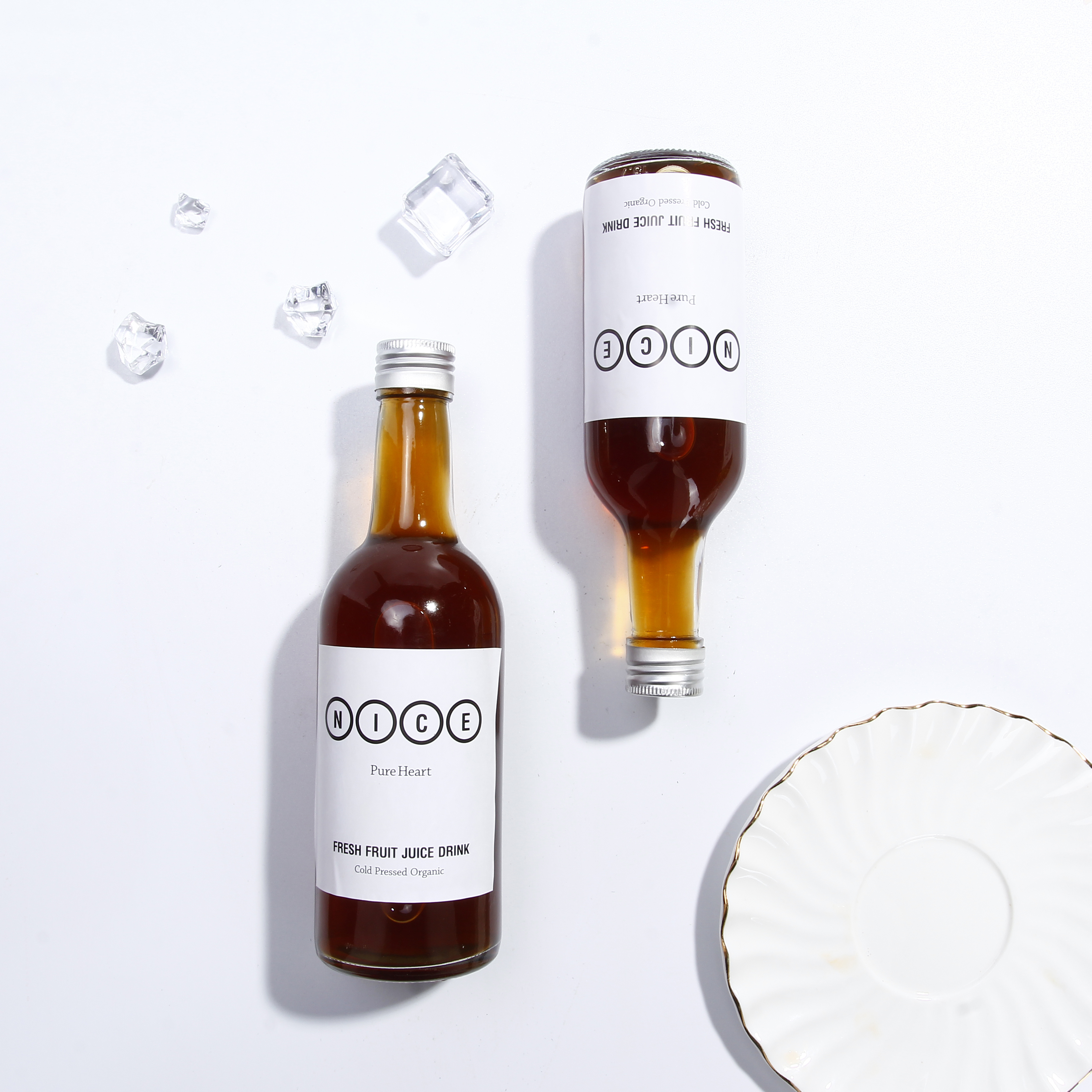 Empty Flint Wine Glass Bottles With Cap Glass Liquor Bottle For Ice Wine