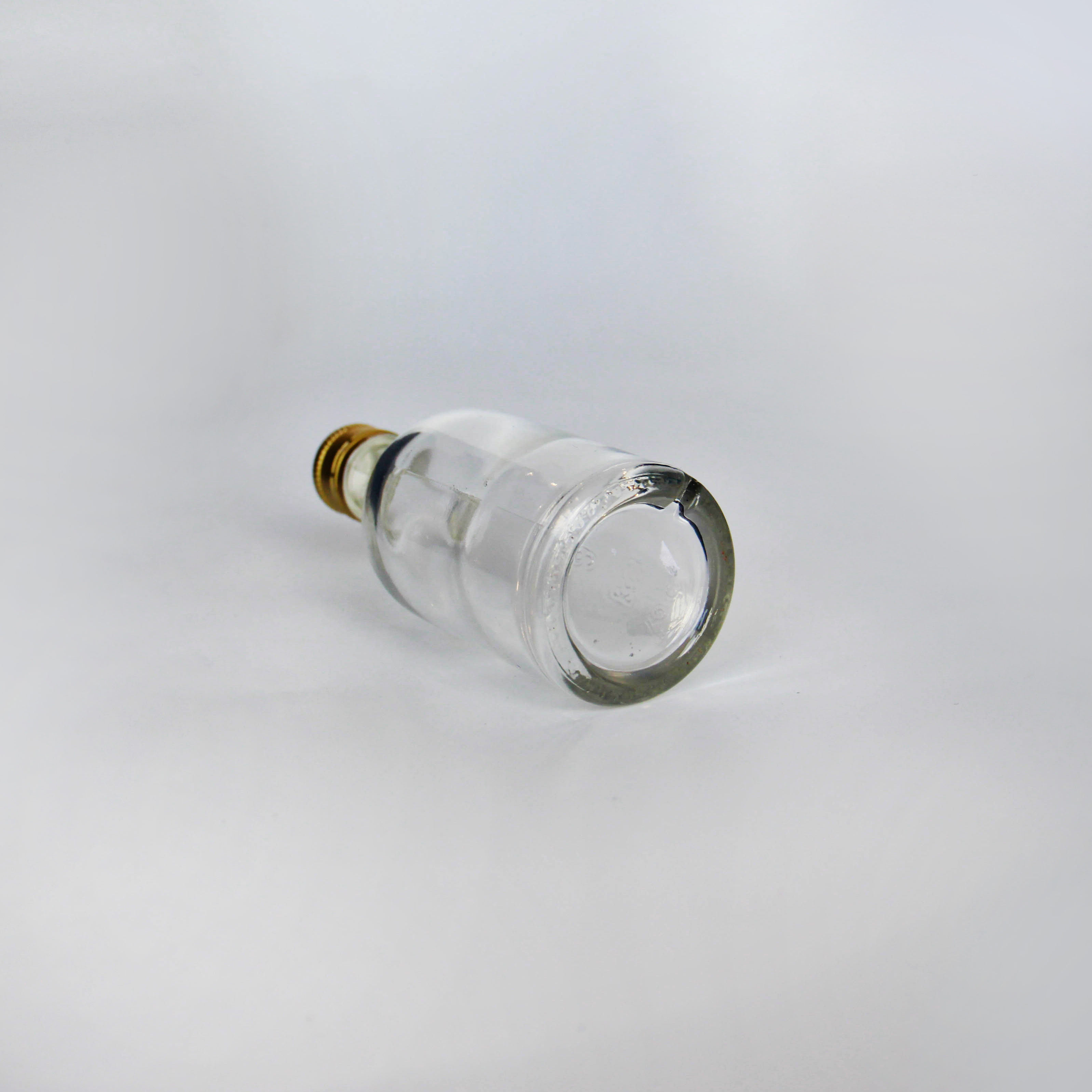 Empty Fragrance Glass Bottle Silver Glass Bottle 100ml Empty Glass Bottle Lip