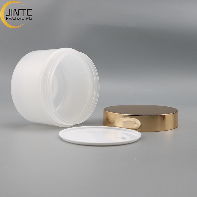 Empty Frost Jar 150ml 200ml 250ml Double Wall PP Body Cream Jar