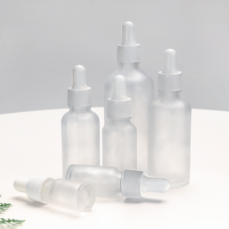Empty Frosted Glass Dropper Attar Oil Essential Bottles 5ml 10ml 20ml 30ml 50ml 100ml Glass Essential Oil Bottle