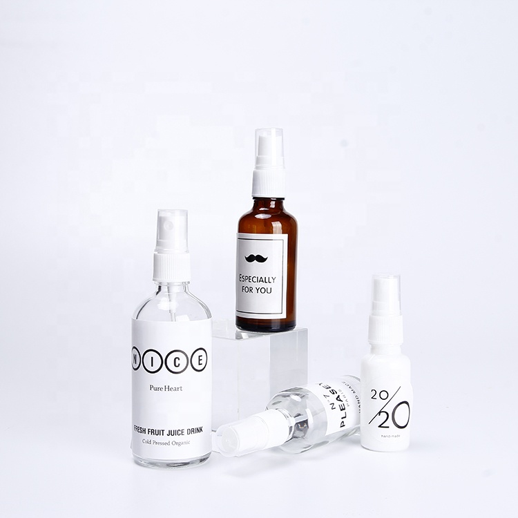Empty Frosted Glass Spray Bottle 50ml Perfume Atomizer, Fine Mist Spray