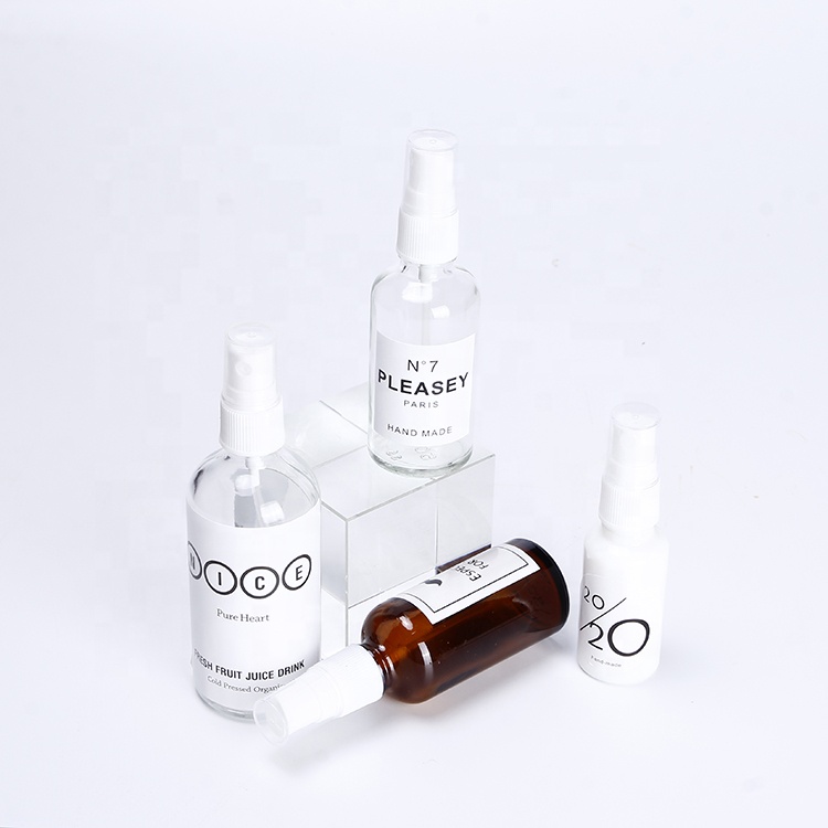 Empty Frosted Glass Spray Bottle 50ml Perfume Atomizer, Fine Mist Spray