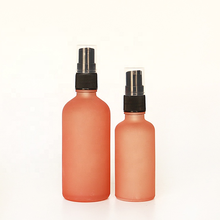 Empty Frosted Glass Spray Bottle 50ml Perfume Atomizer, Fine Mist Spray