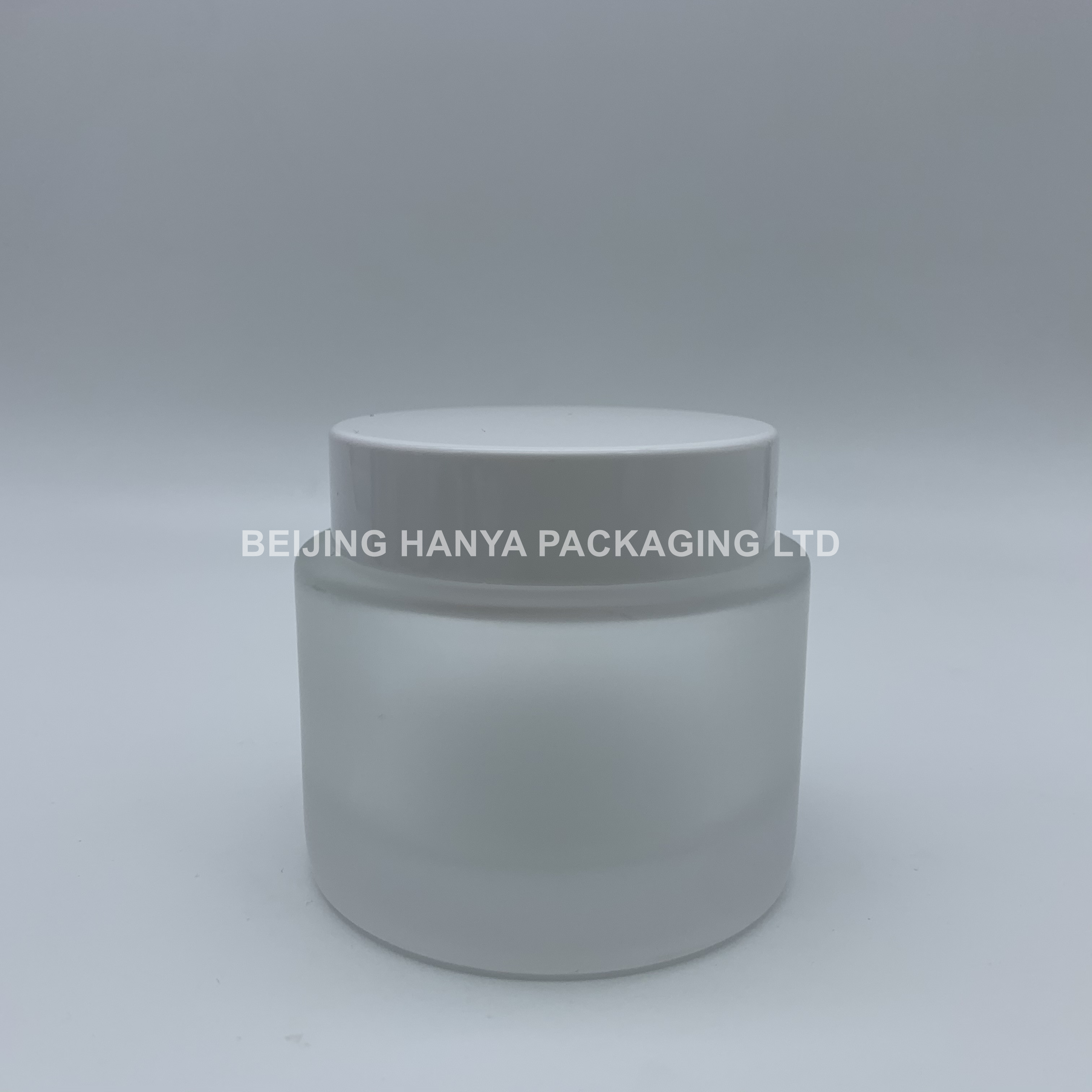 Empty Frosted glass jar 100ml glass cosmetic jar