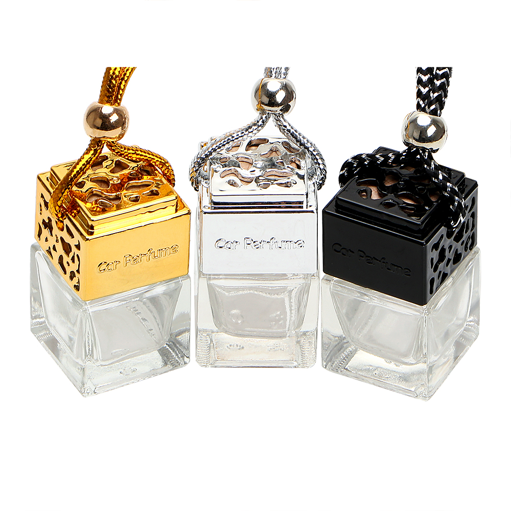 Empty Glass Bottle Car Hanging Perfume Air Freshener Bottle