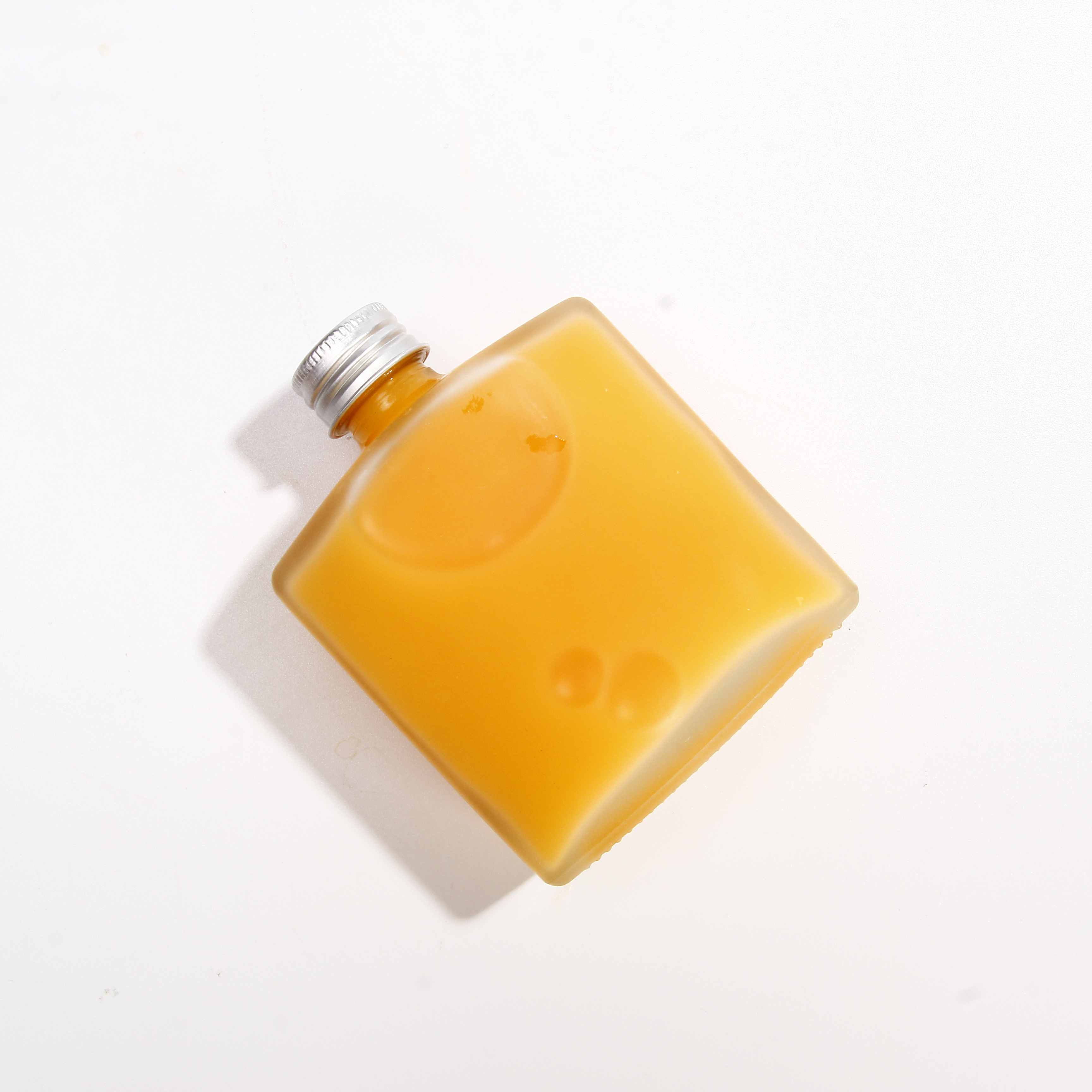Empty Glass Bottle Liquor Bottle Flat Shoulder 200ml Iced Cold Brew Coffee 100ml 250ml 350ml 500ml Screw Cap Juice Beverage