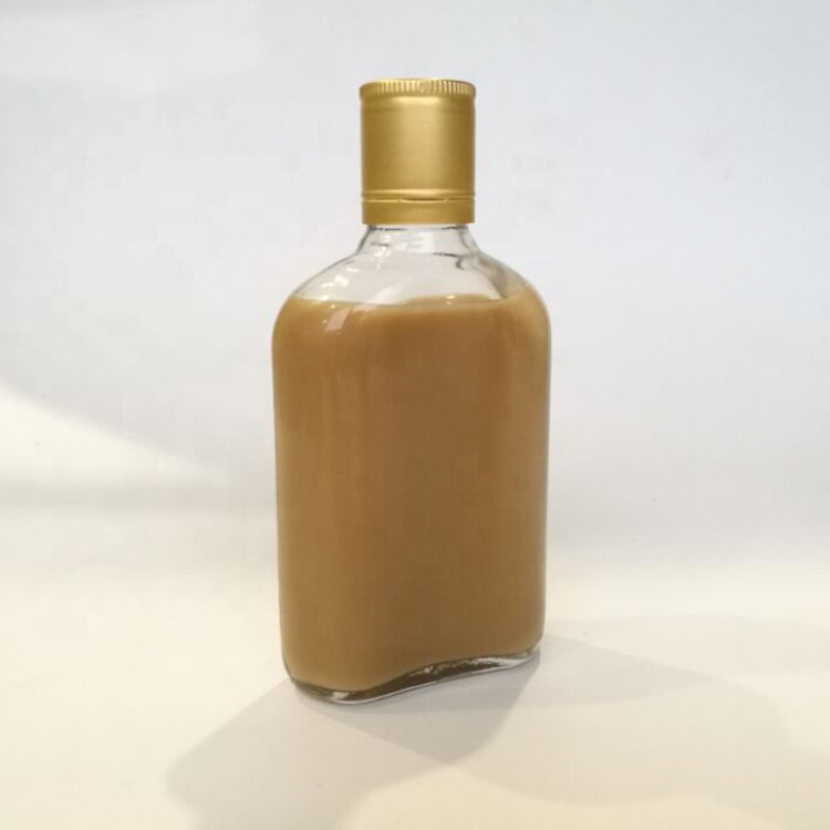 Empty Glass Customize Logo Matte Black White Bottle Cold Brew 200ml Glass Bottle With Cover