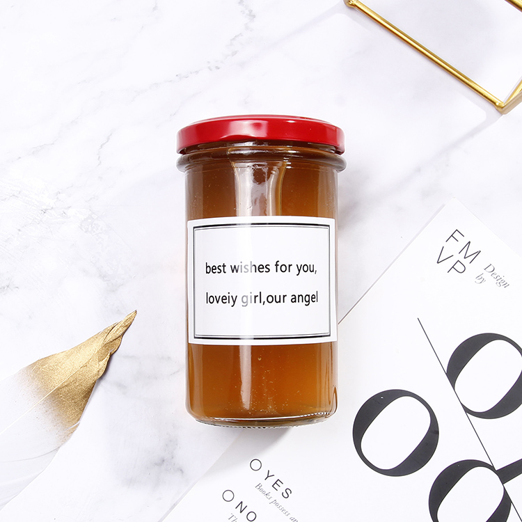 Empty Glass Jars And Containers For Food Jam Honey Preserve 212ml Bonta Jar With Twist Lid