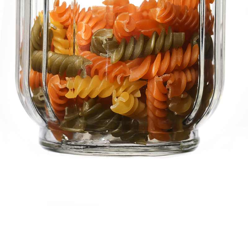 Empty Glass Jars Wholesale High Quality Storage Clear Caviar Customize Food Glass Jar