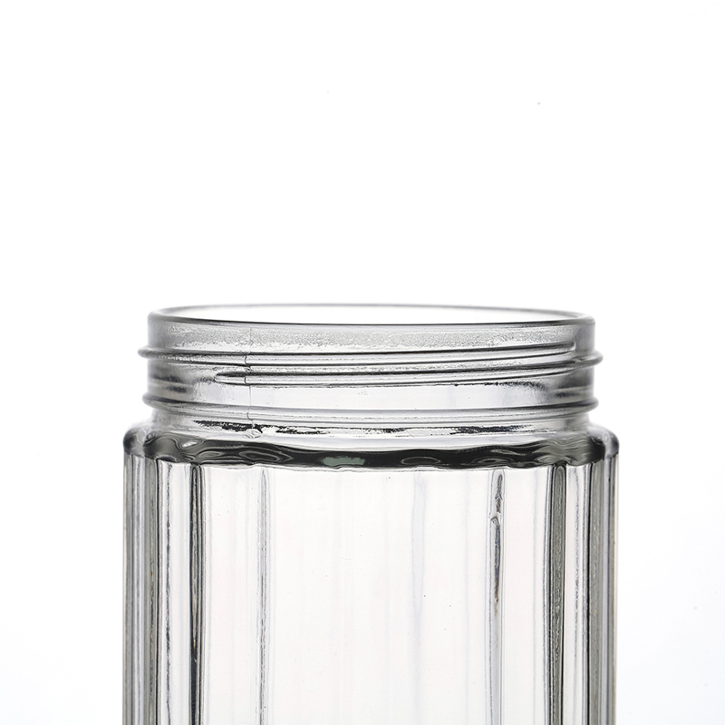 Empty Glass Jars Wholesale High Quality Storage Clear Caviar Customize Food Glass Jar