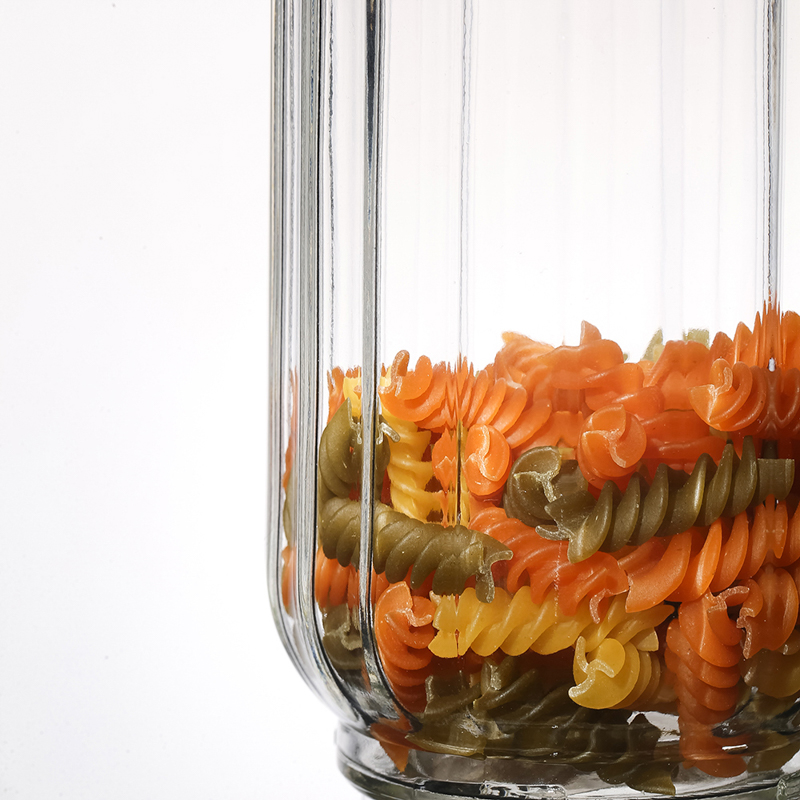 Empty Glass Jars Wholesale High Quality Storage Clear Caviar Customize Food Glass Jar